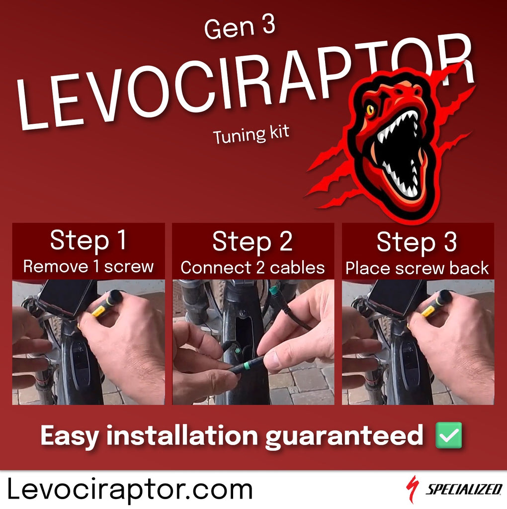 Levociraptor Gen 3 for Specialized Turbo Levo, Kenevo, Creo, Vado & Tero